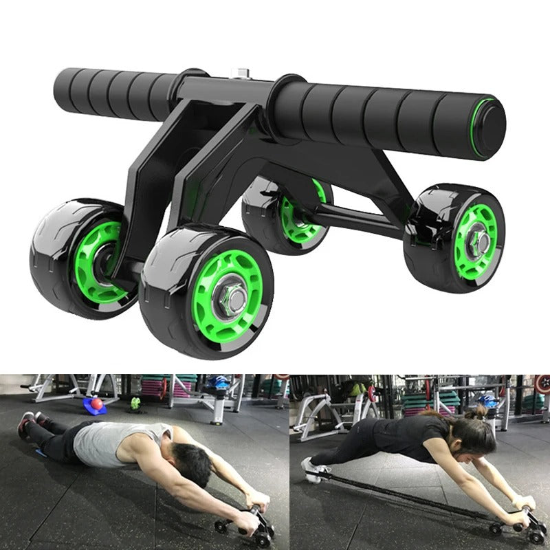 Unisex 4 Wheel Abdominal (Abs) Roller