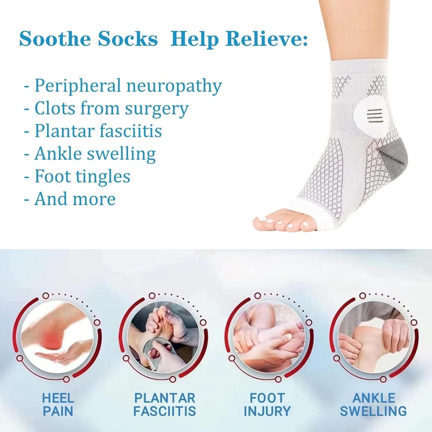 Neuropathy Ortho Relief Compression Socks