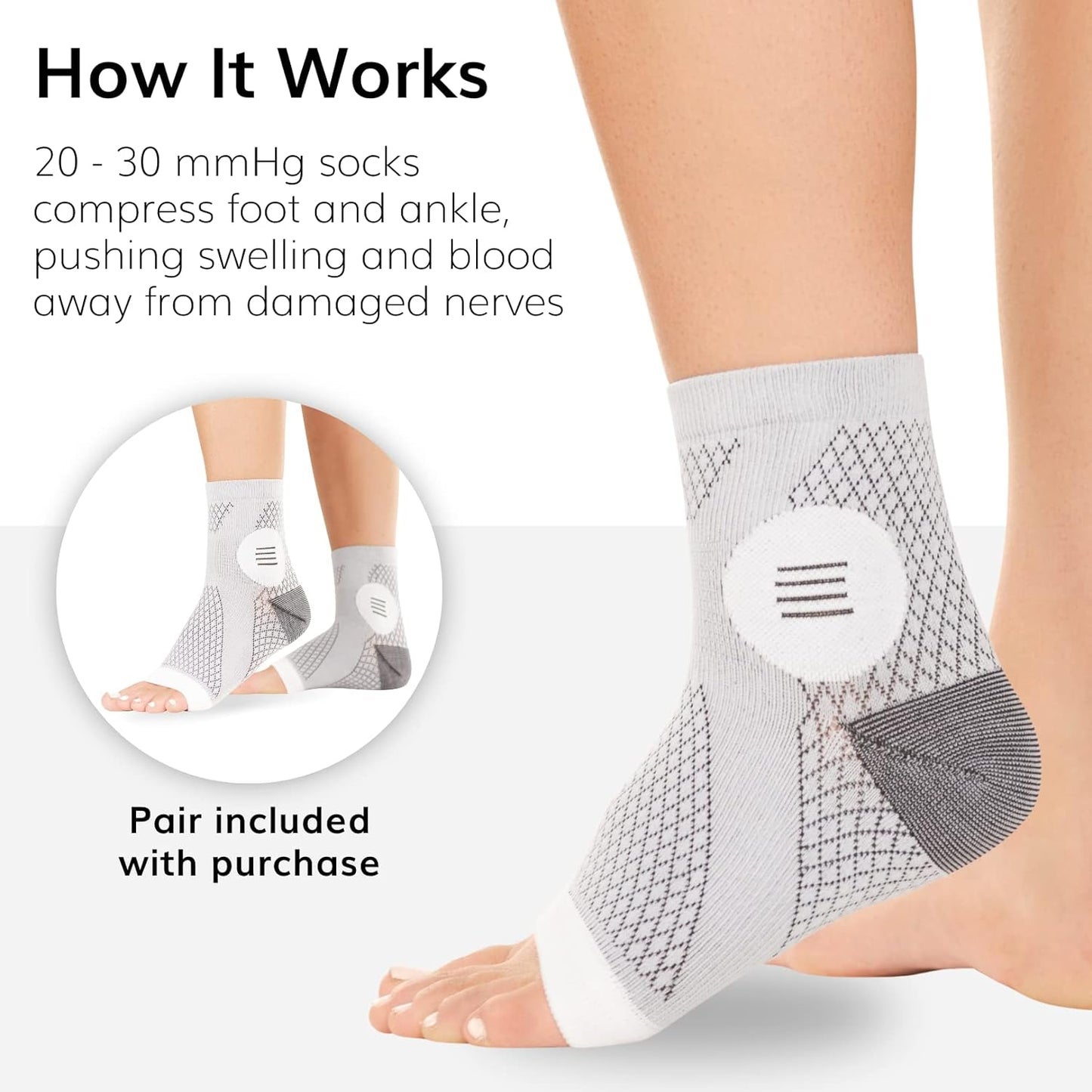 Neuropathy Ortho Relief Compression Socks