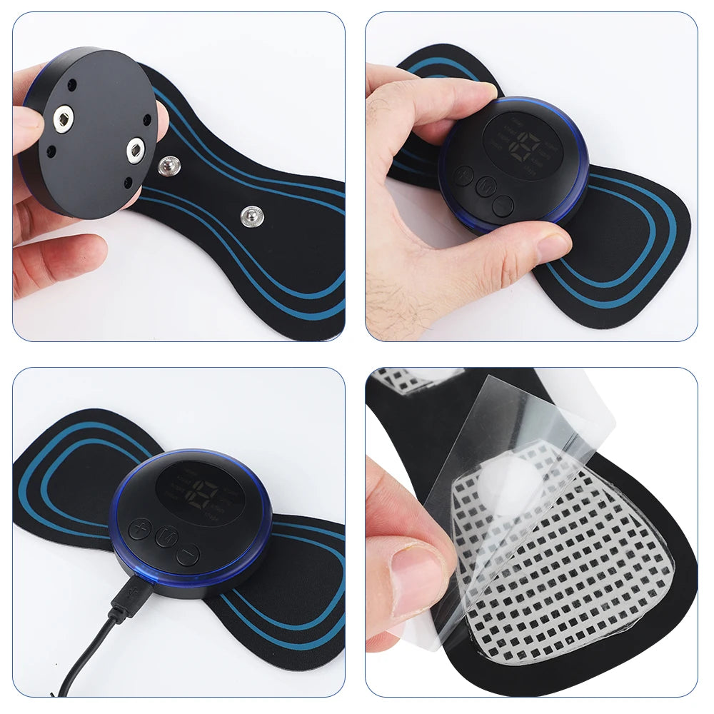 Electric Mini Massager with 8 Modes and 19 Strength Levels