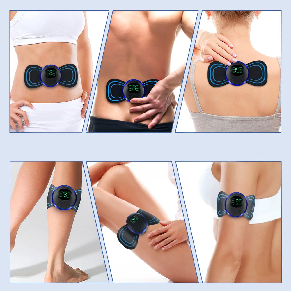 Electric Mini Massager with 8 Modes and 19 Strength Levels