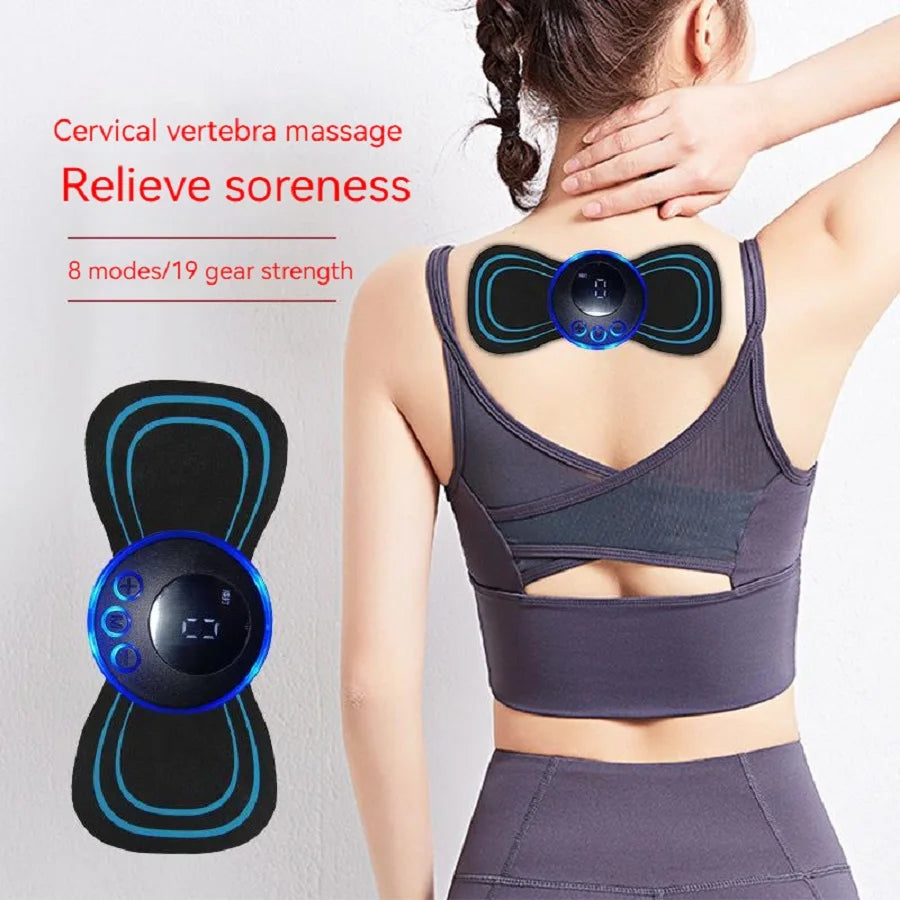 Electric Mini Massager with 8 Modes and 19 Strength Levels