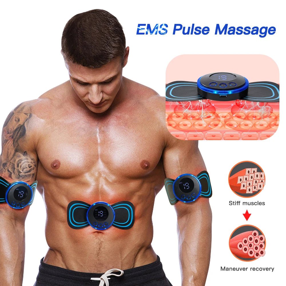 Electric Mini Massager with 8 Modes and 19 Strength Levels