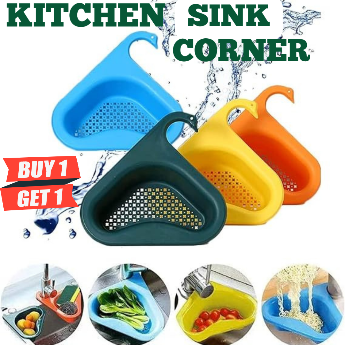 Multipurpose Kitchen Sink Corner (BUY 1 GET 1 FREE)