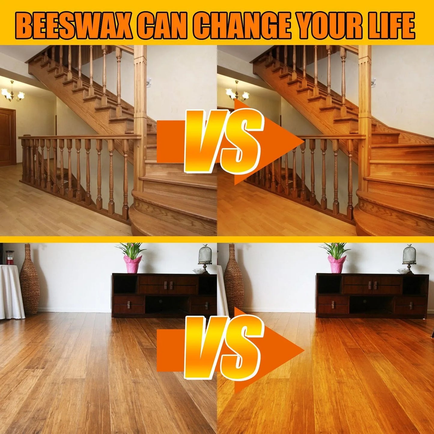 WowWood Beeswax Furniture Polish and Cleaner (Buy 1 Get 1 Free)