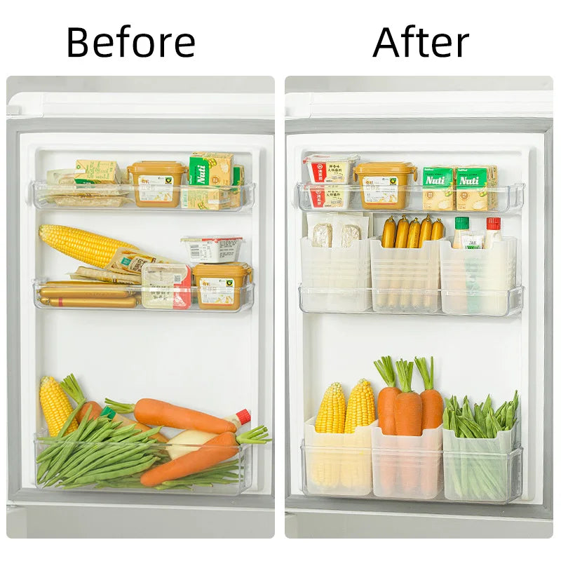 Fridge Storage and Organiser Box (Set of 6)