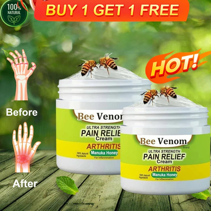 Ultra Strong Bee Venom Pain Relief Cream (BUY 1 GET 1 FREE)