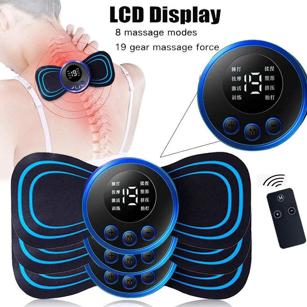 Electric Mini Massager with 8 Modes and 19 Strength Levels