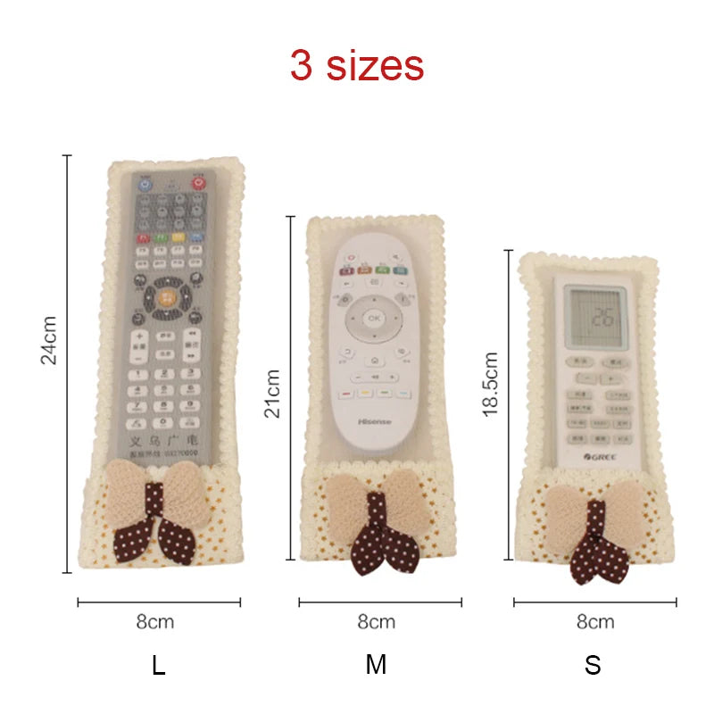 Cute Dust Proof Remote Cover -Set Of 3