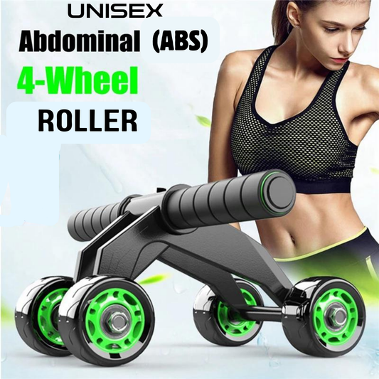 Unisex 4 Wheel Abdominal (Abs) Roller