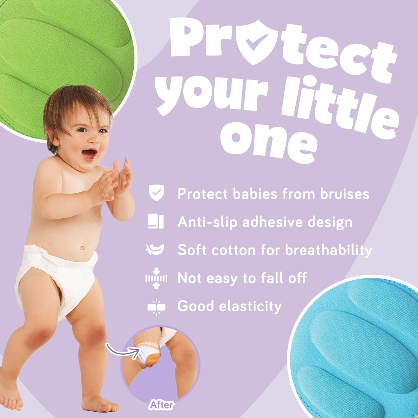 Baby Knee & Elbow Protection Pads