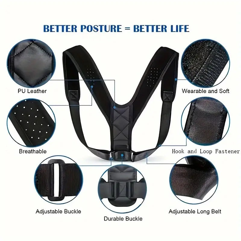 Posture Correction Belt For Neck And Back Support